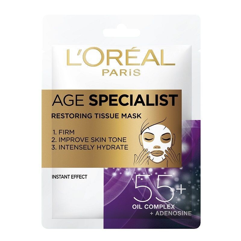 

L’Oréal Age Specialist 55+ тканевая маска для лица, 28 g