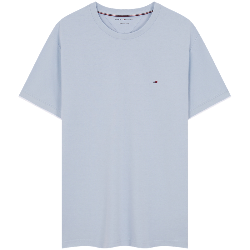 

Футболка с контрастными рукавами Tommy Hilfiger, светло-голубой