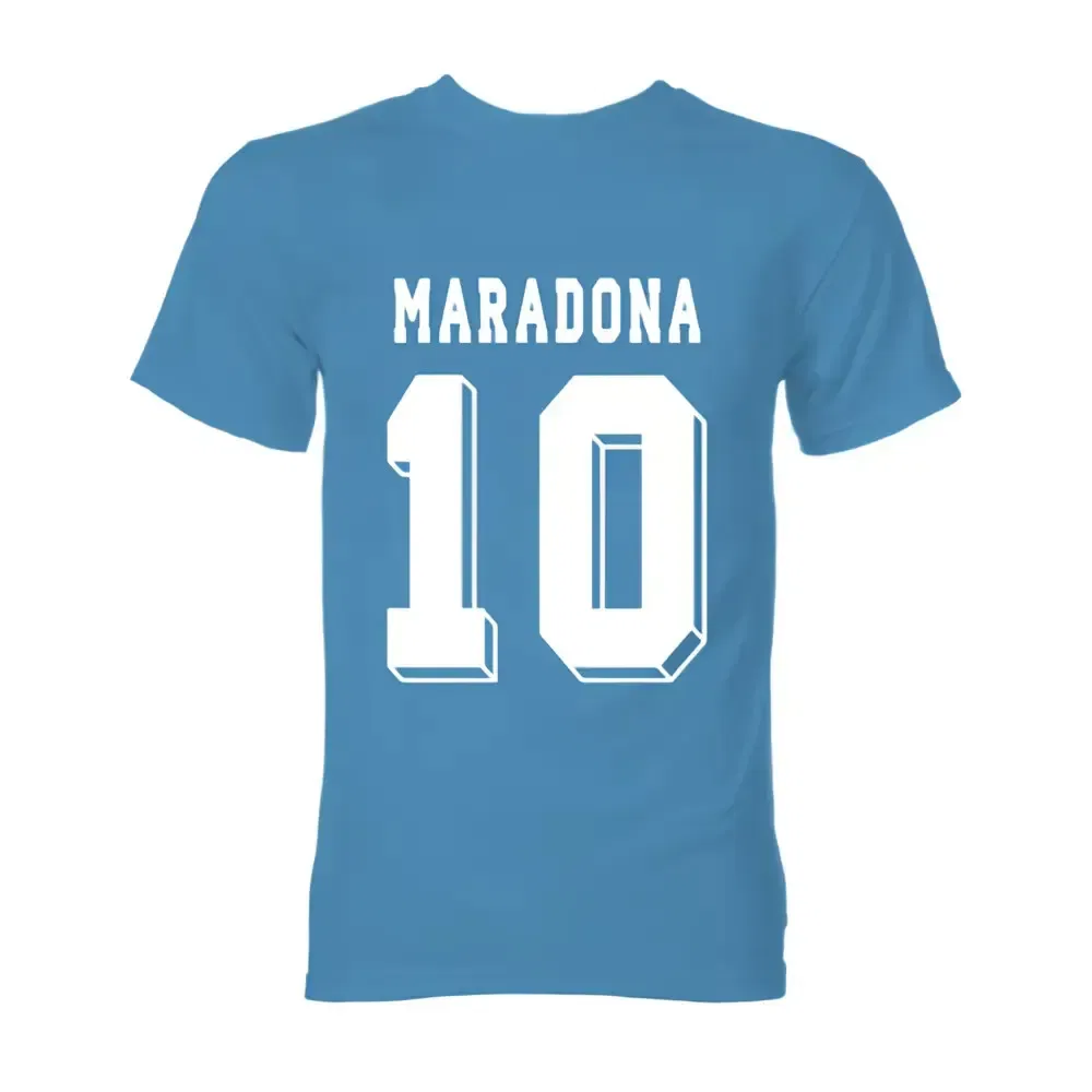Футболка детская Best Goal Maradona Argentina, синий — фото 3