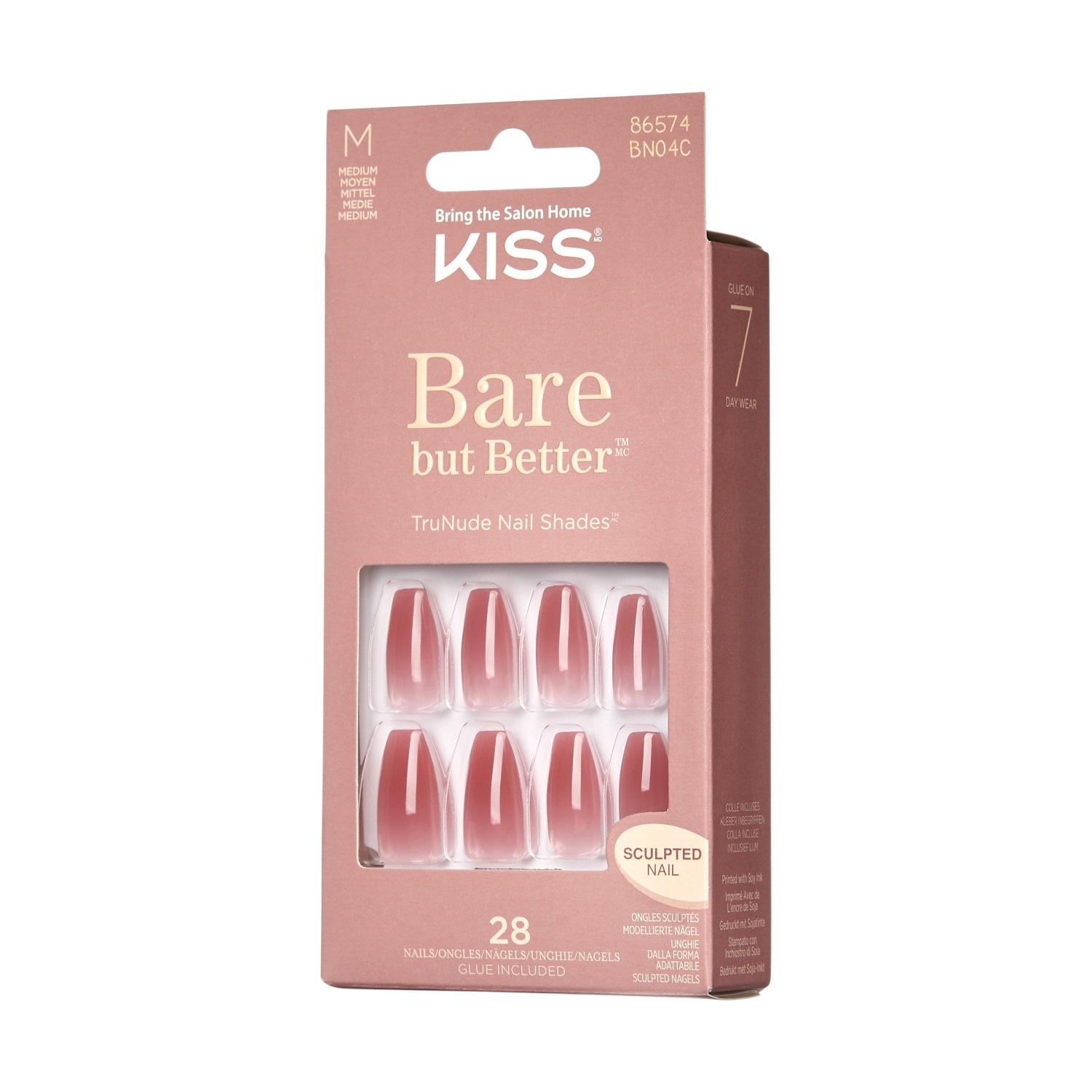Искусственные ногти nude nude Kiss, количество 1 шт. — фото 3