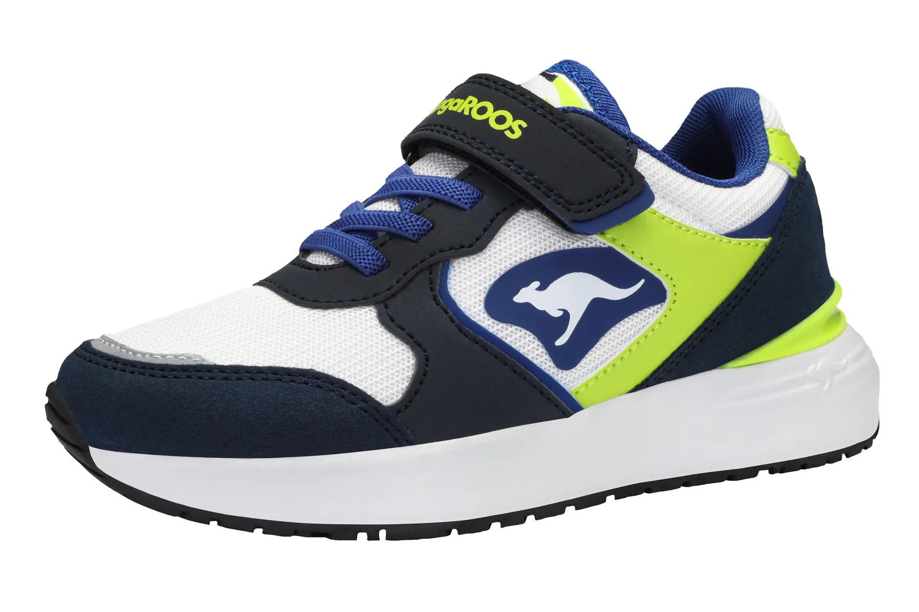 

Кроссовки KangaROOS "K-Sneak Heat EV", цвет Weiß-Navy-Lime