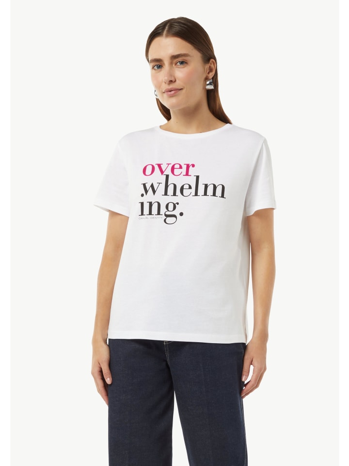 

Футболка comma CI T-Shirt kurzarm, белый