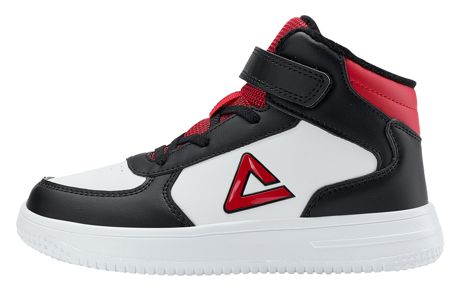 

Детские кроссовки для скейтбординга GS High-top Black Big Red Peak, черный/красный