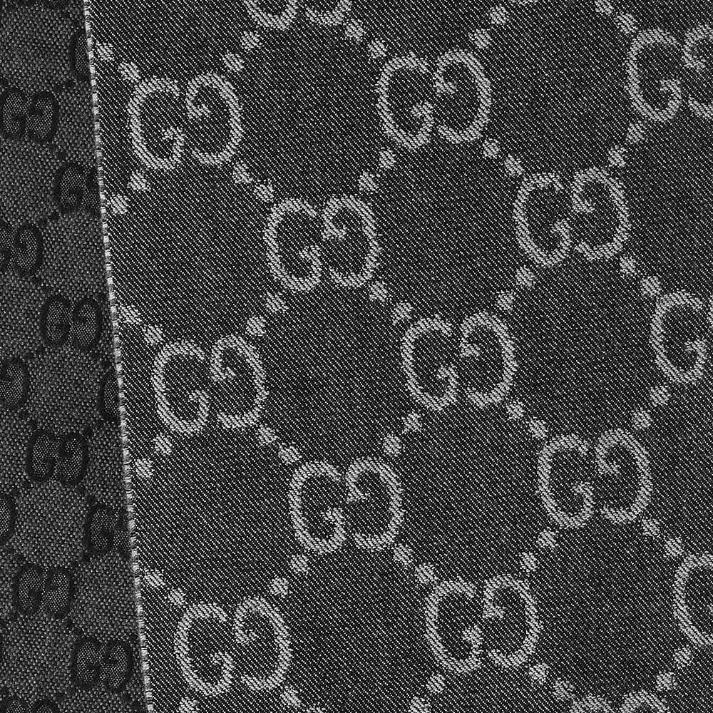 

Жаккардовый шарф Gucci GG, черный