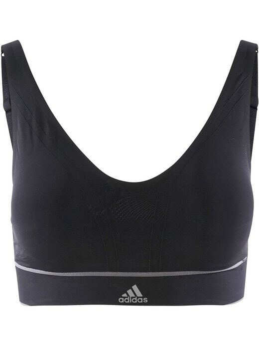 

Бюстгальтер без косточек с глубоким вырезом Adidas Sportswear, черный