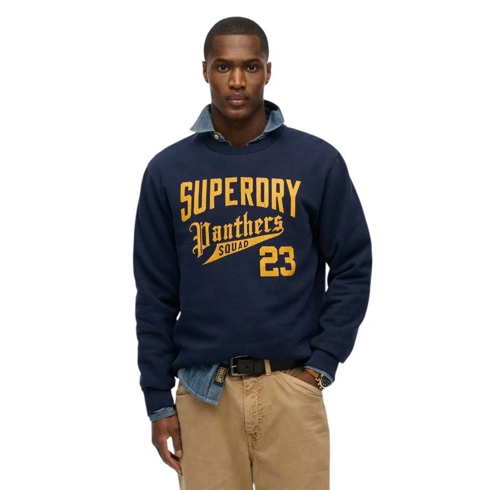 

Толстовка Superdry Athletic Relaxed Fit, синий