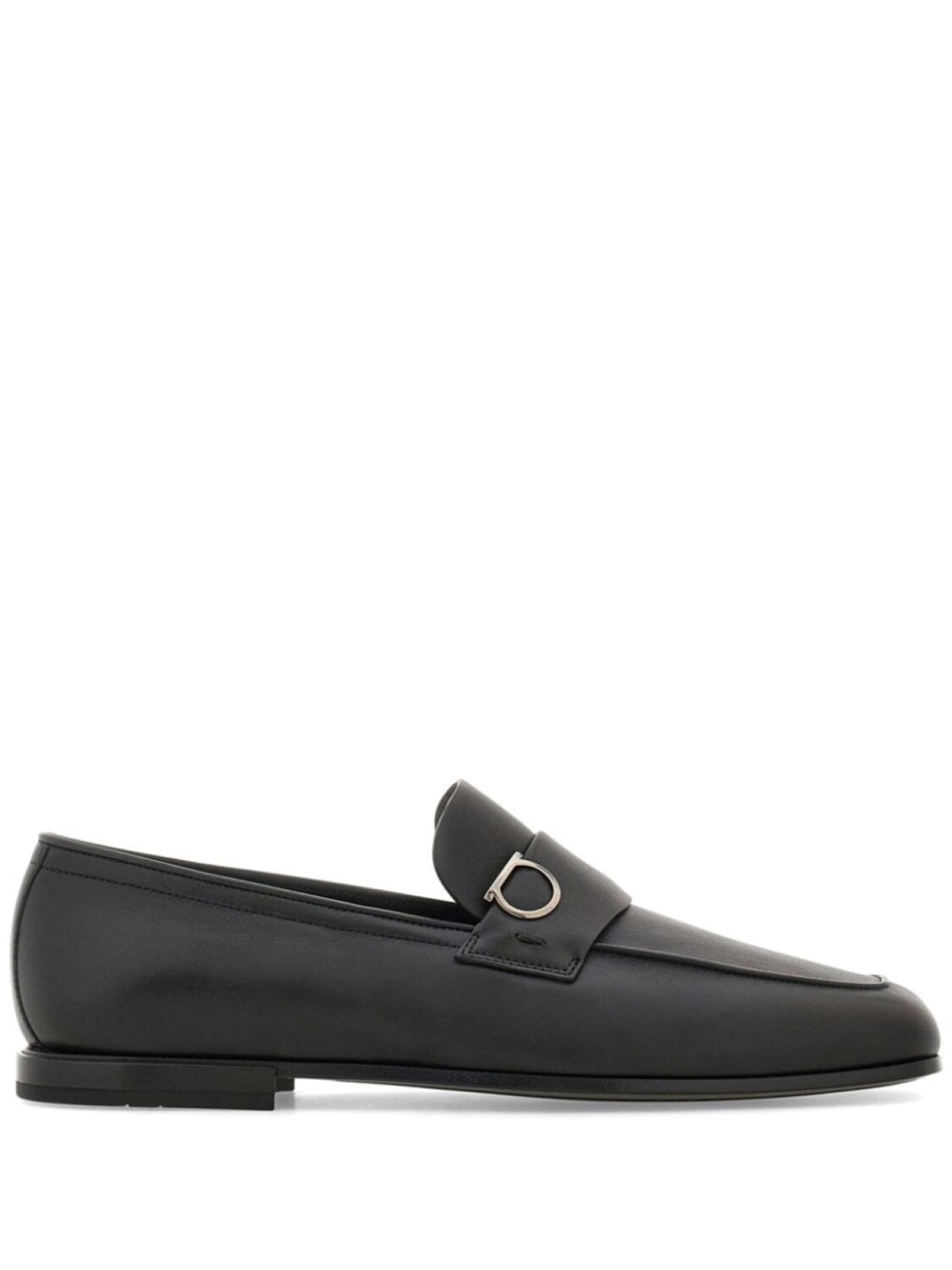 

Ferragamo лоферы с декором Gancini, черный
