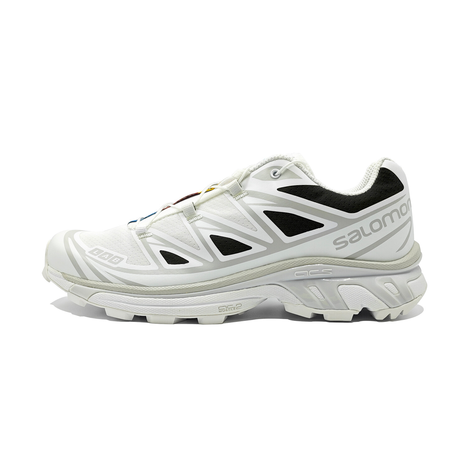 

Кроссовки XT-6 унисекс с низким верхом, черные/белые Salomon