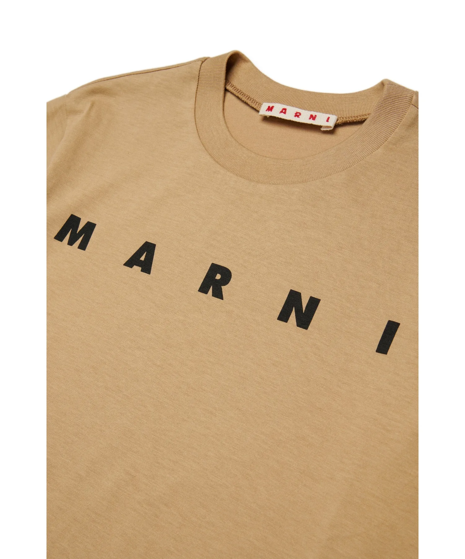 Детская футболка MARNI с логотипом чёрная — фото 4