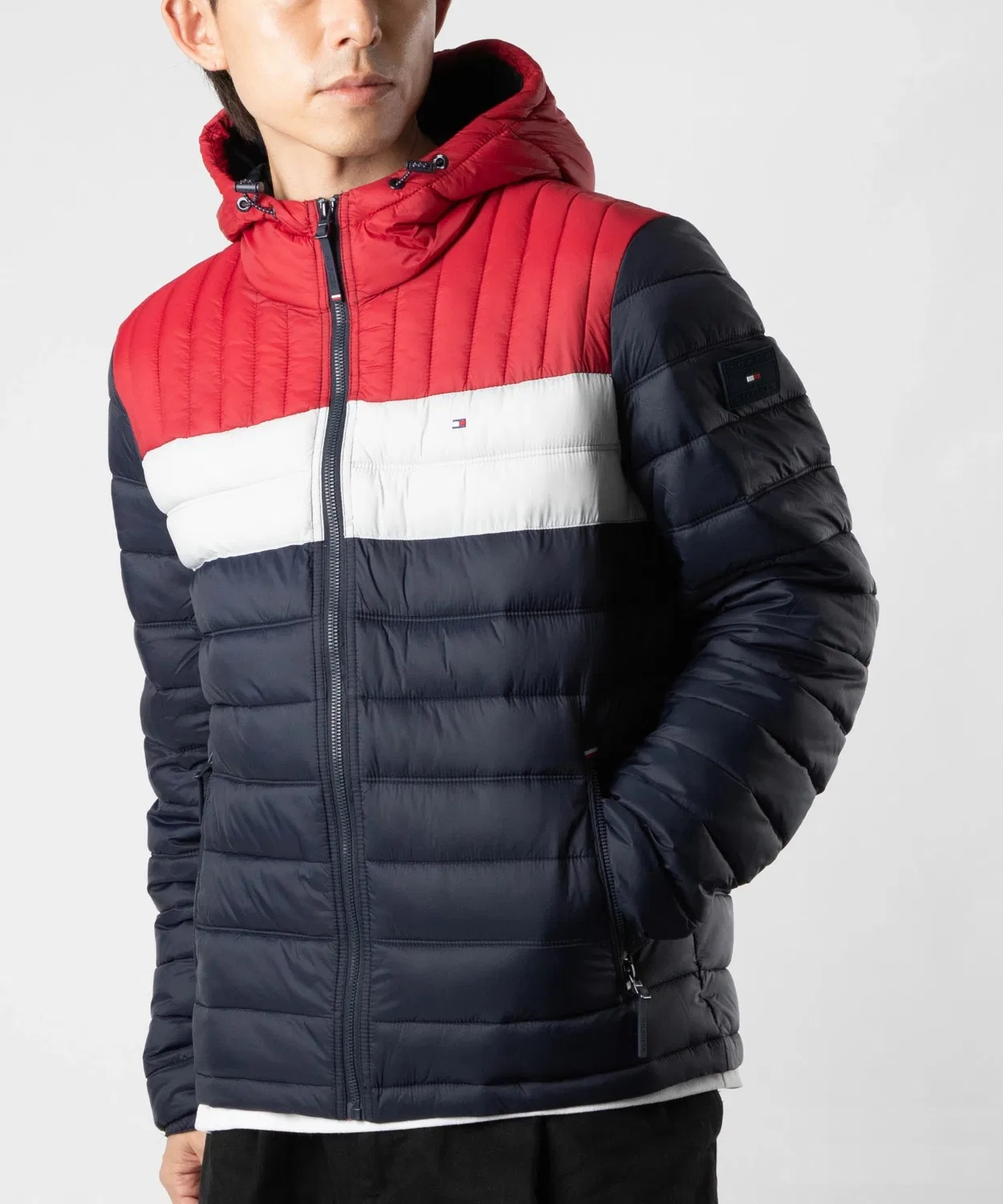 Куртка стёганая Tommy Hilfiger с наполнителем, тёмно-синяя — фото 2