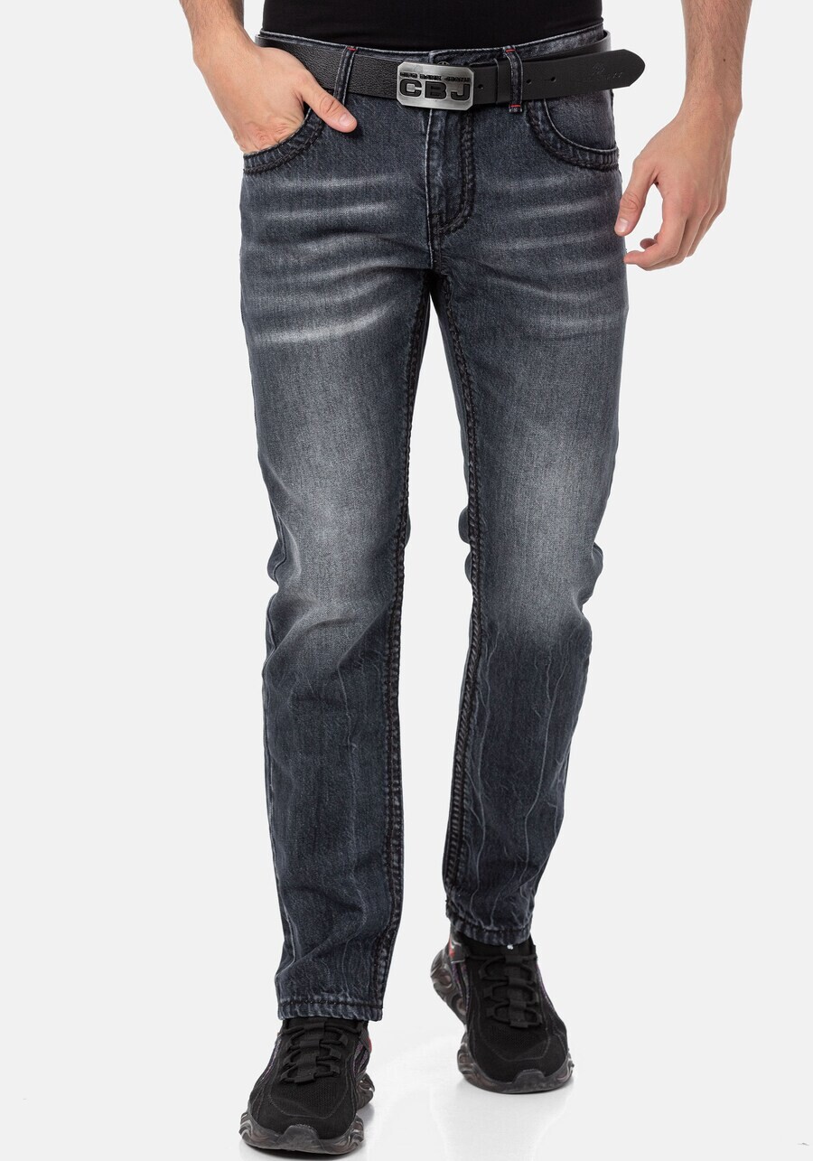 

Джинсы CIPO & BAXX Regular Jeans, серый деним