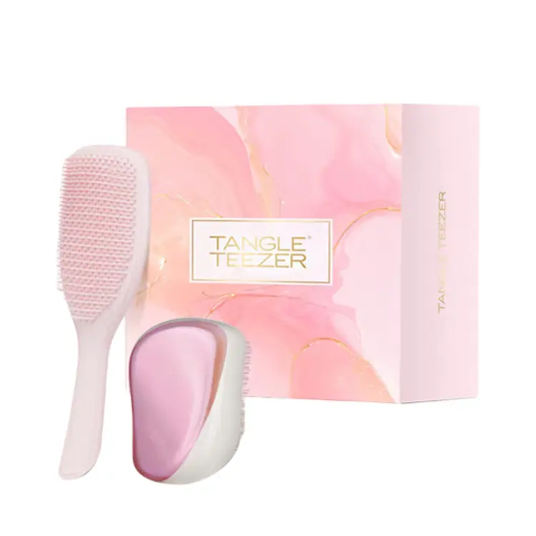 

Расческа princess comb lingqiao портативные инструменты для укладки волос пушистая и без узелков Tangle Teezer, розовый