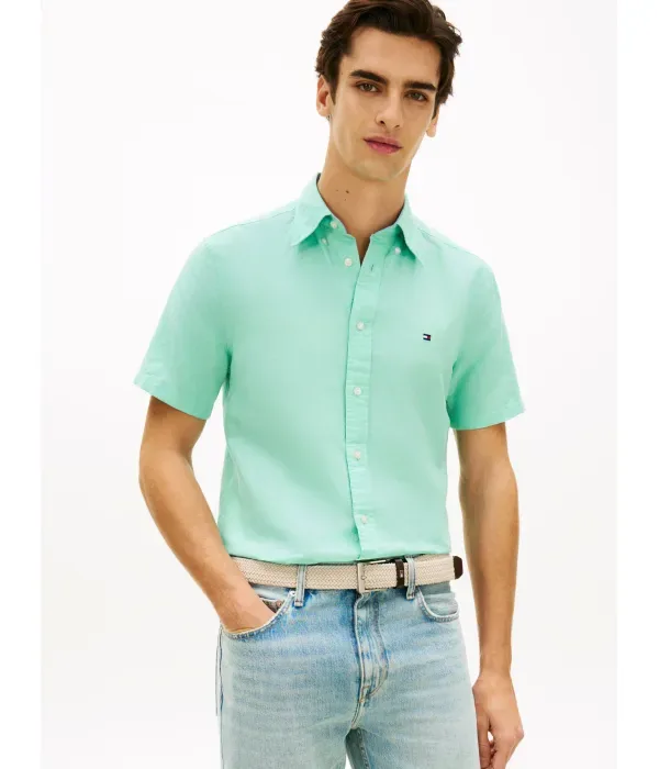Рубашка regular fit Tommy Hilfiger, морской