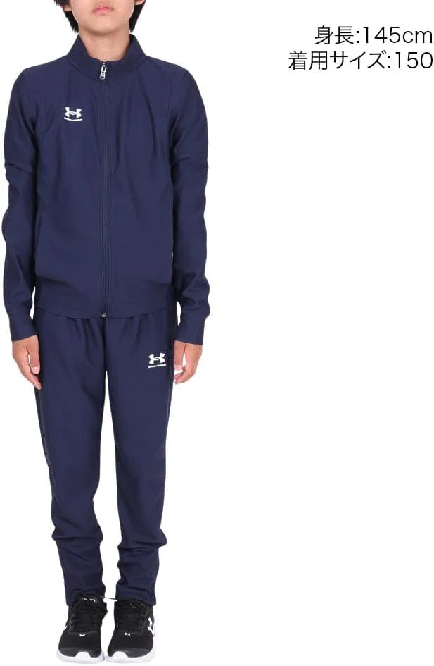 Детский спортивный костюм Under Armour Challenger, цвет Midnight Navy / White — фото 2