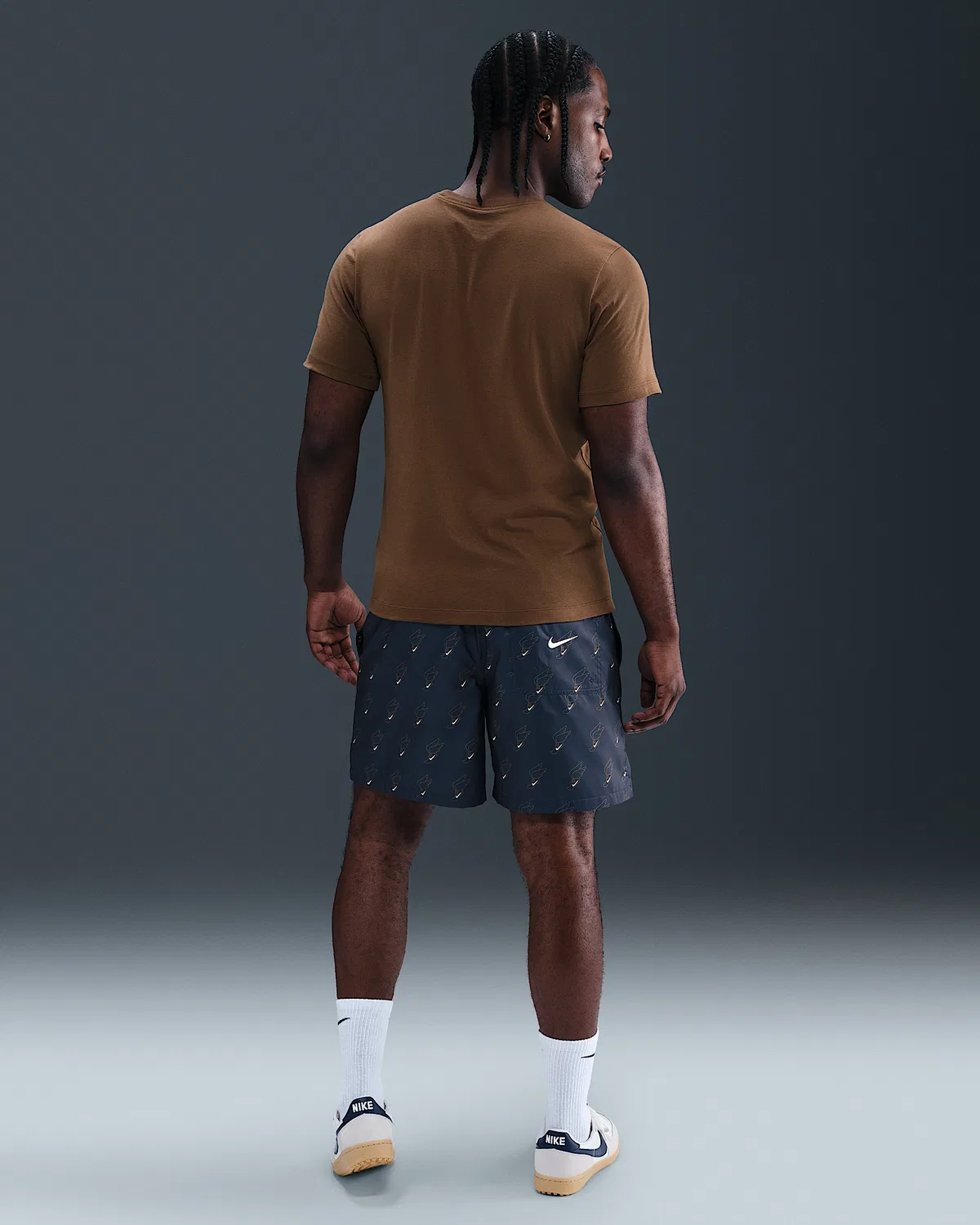 Мужские шорты Nike Club Flow, Thunder Blue — фото 4
