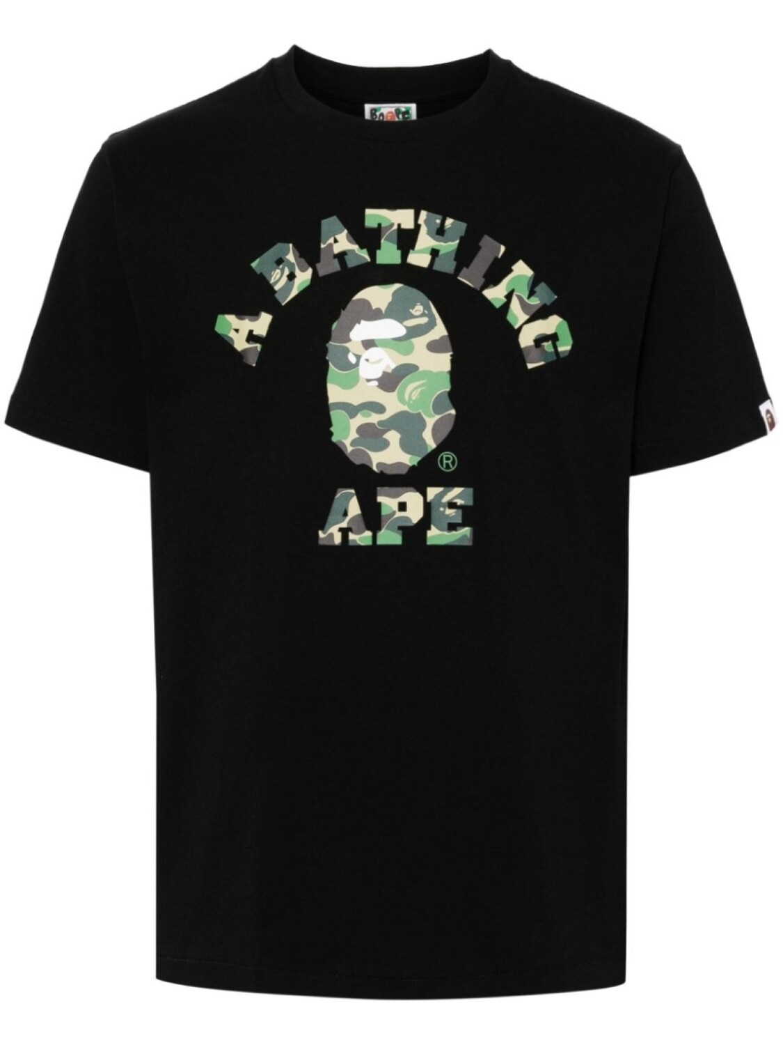 

A BATHING APE футболка 1ST CAMO College, черный