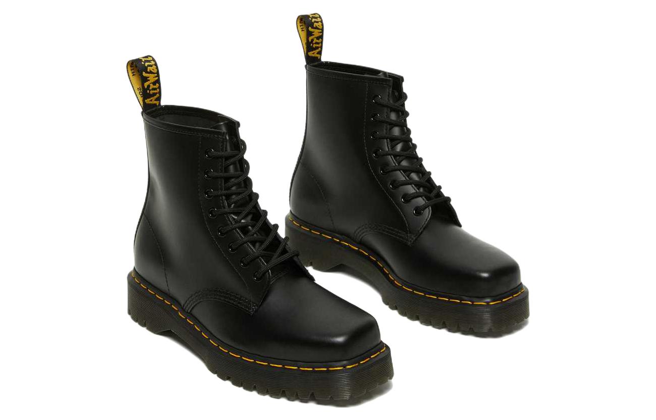 Мужские ботинки Dr. Martens 1460 Bex кожаные с квадратным носом, черный — фото 3