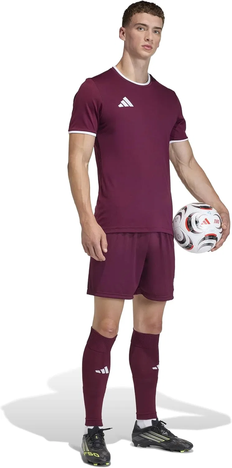 Футболка Adidas Entrada 26, Team Maroon/White — фото 2