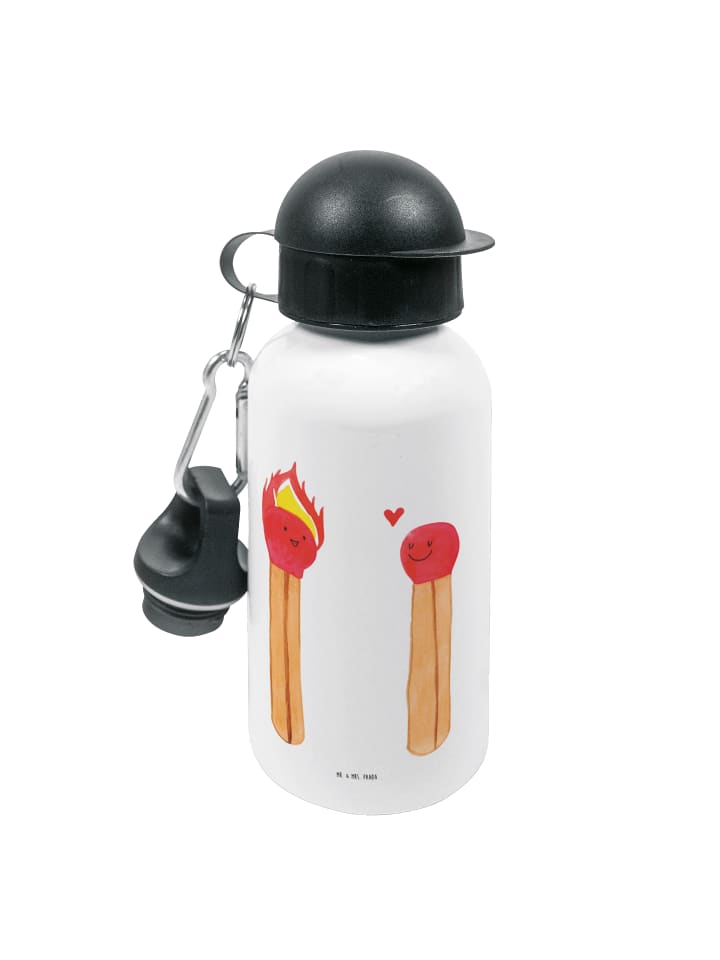 

Mr. & Mrs. Panda Белая бутылка для напитков с рисунком в виде спичек, без слогана