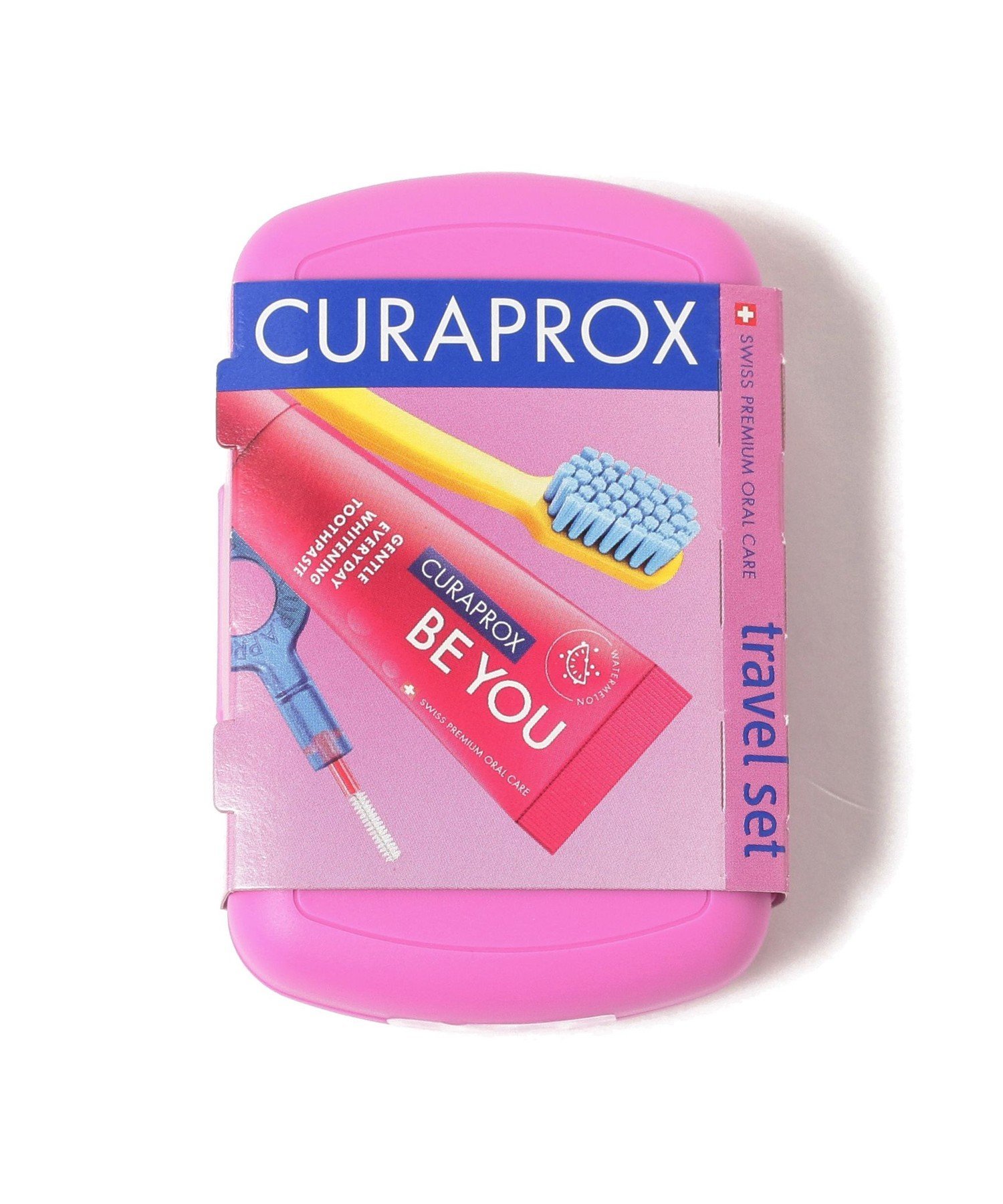 Набор для путешествий CURAPROX BE YOU с зубными щетками Bpr Beams, WATERMELON — фото 3