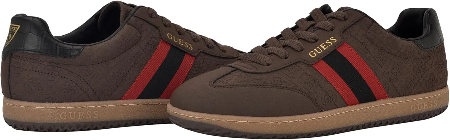 Мужские кроссовки Guess Kloane, Dark Brown Logo Multi 200 — фото 2