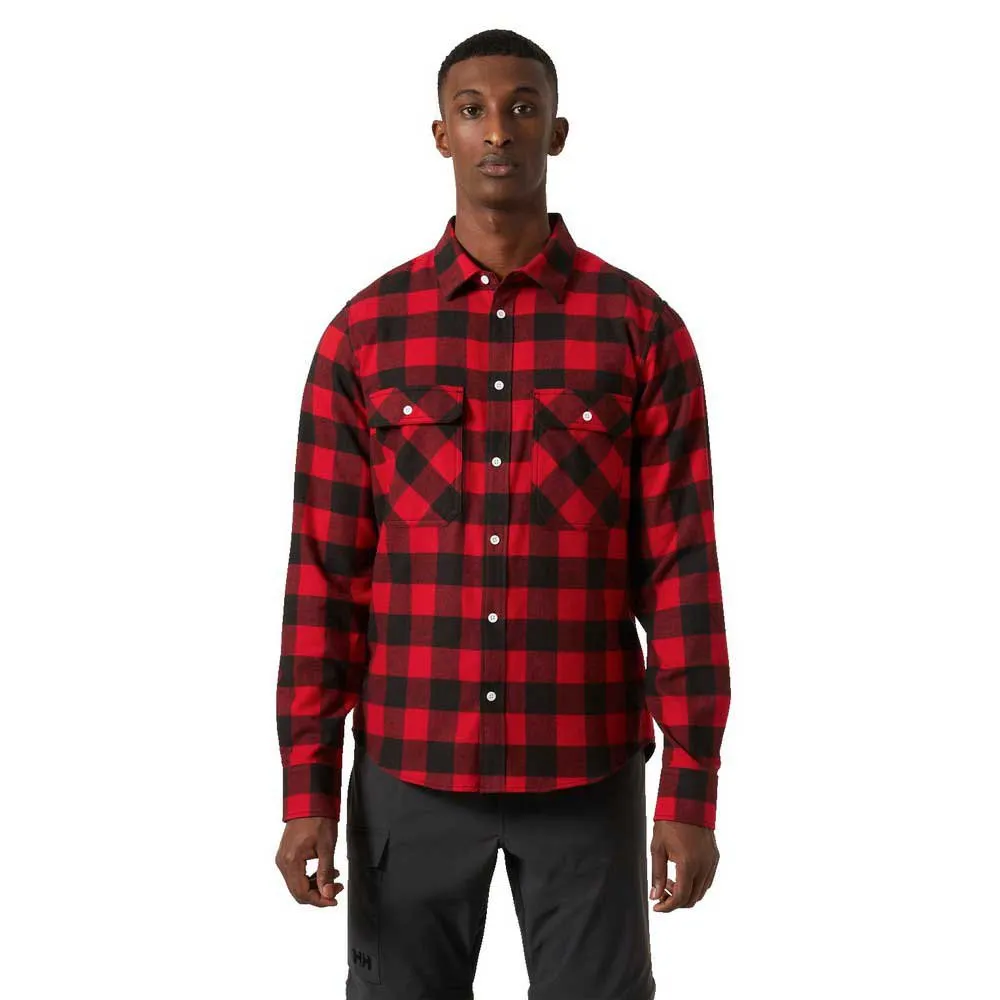 

Рубашка с длинным рукавом Helly Hansen Lokka Organic Flannel, красный