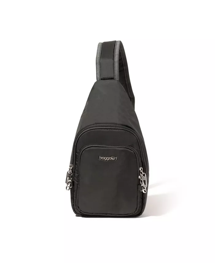 

Сумка-слинг Securtex Anti-Theft Daytripper Baggallini, серый