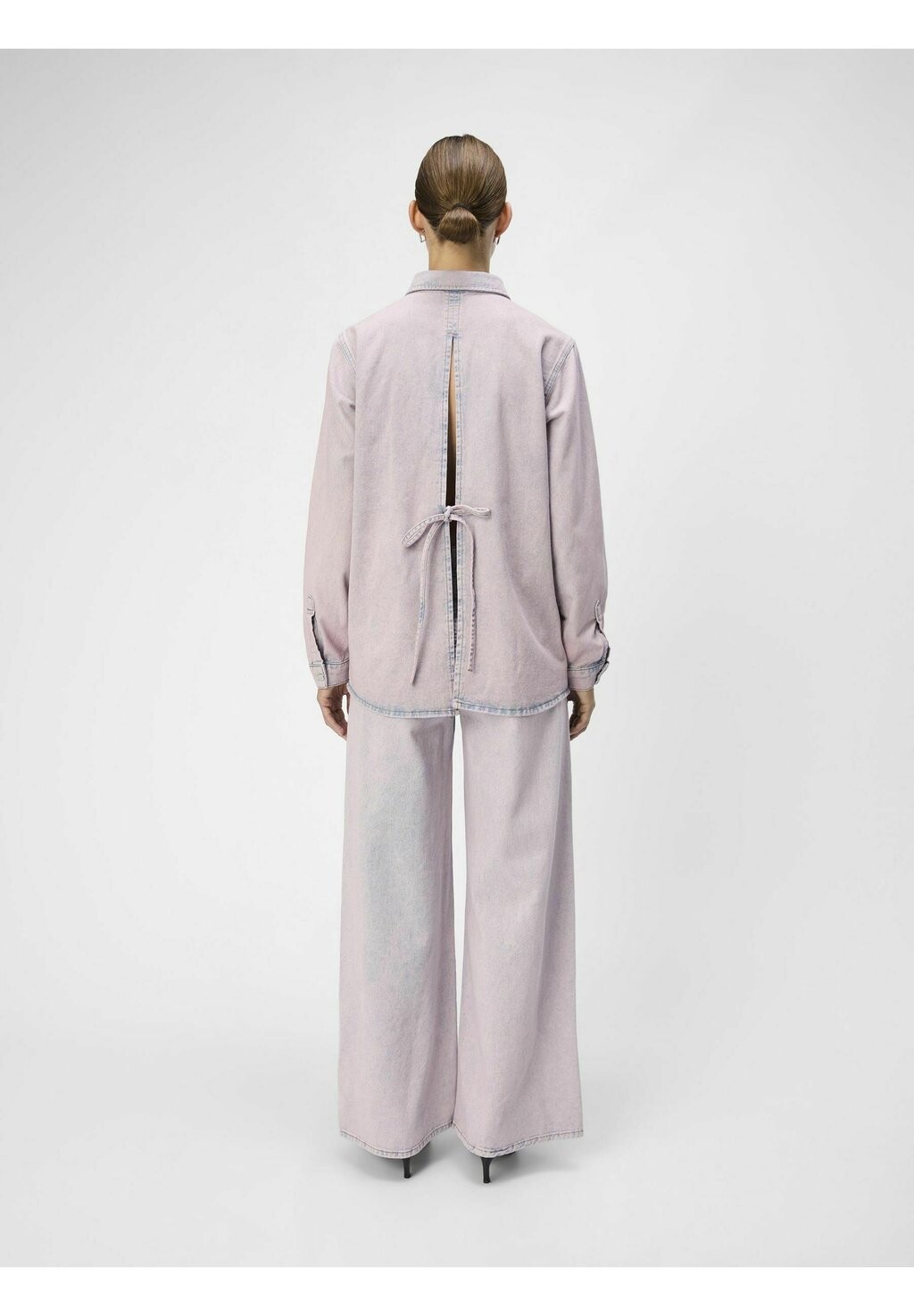 

Блузка на пуговицах OVERSHIRT Object, розовый