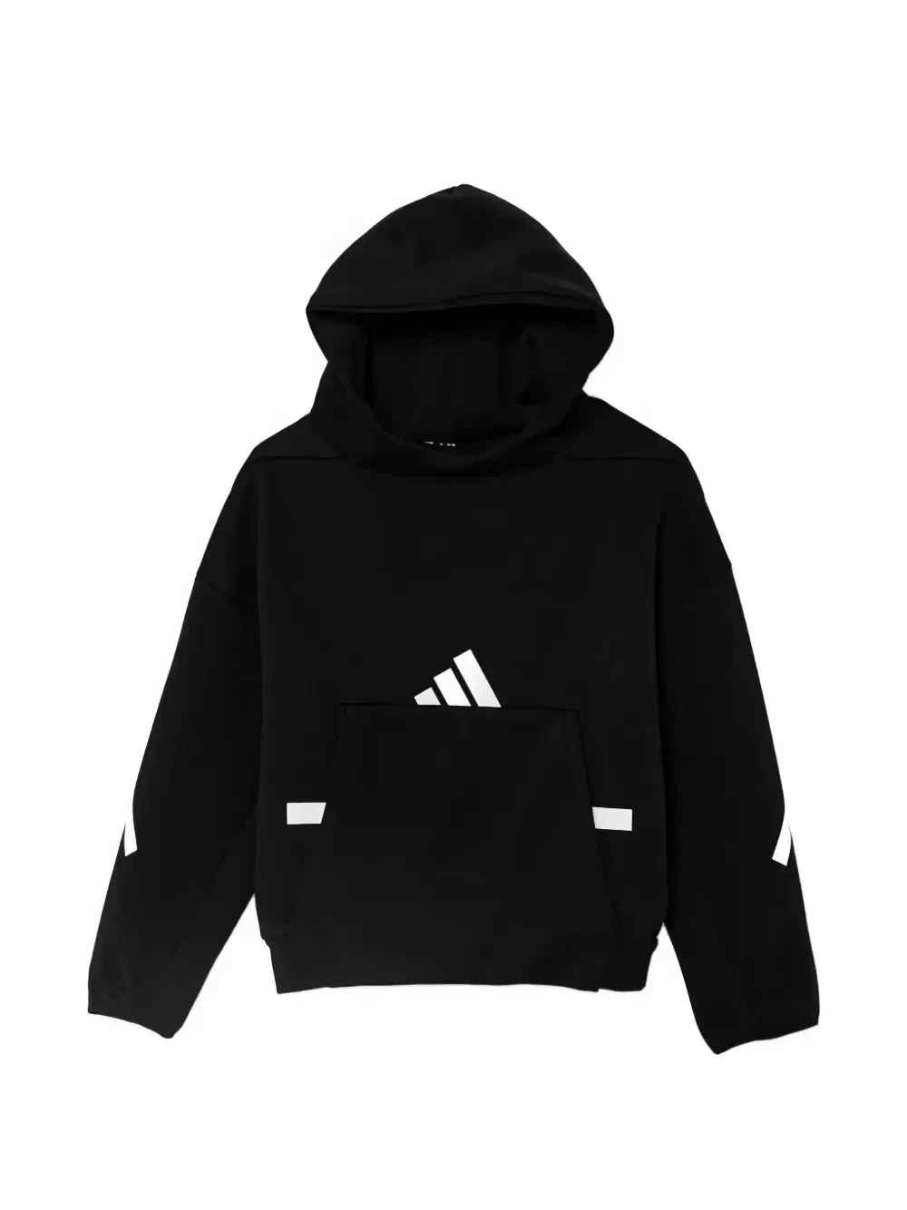 Толстовка с капюшоном с логотипом Adidas Kids, черный