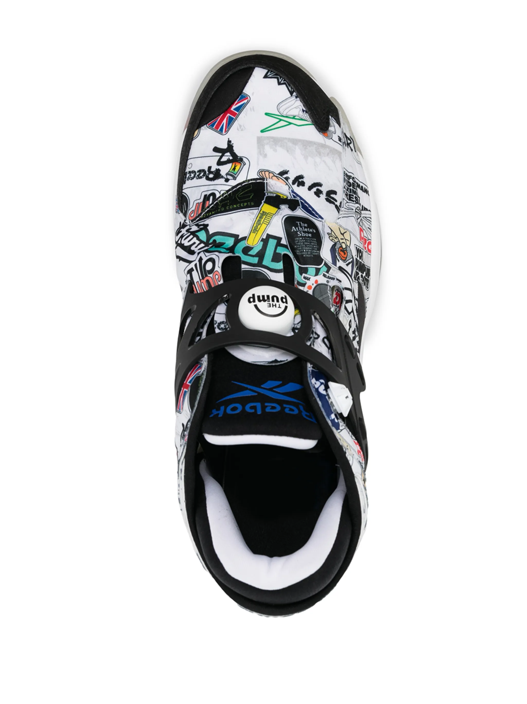 Кроссовки с принтом граффити Reebok, белый — фото 4