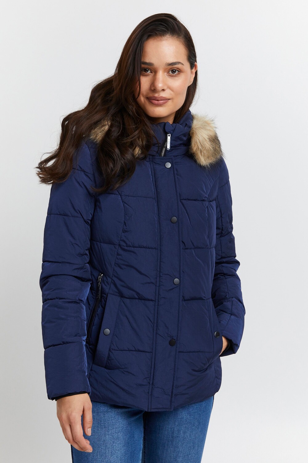 

Пуховик Fransa Outdoorjacke FRBAC JA 2 20610815, синий