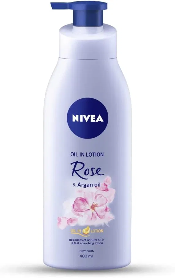 Лосьон Nivea — Для тела с маслом розы и арганы, 400 мл