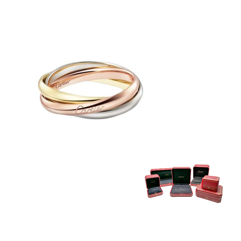 

Cartier Кольцо Trinity Series 18K Gold Unisex Multicolor