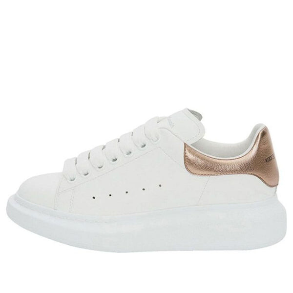 Кроссовки oversized sneaker 'white rose gold' Alexander Mcqueen, белый