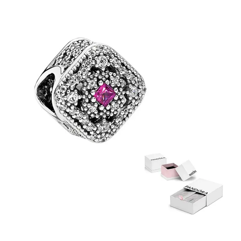 

Pandora 925 Sterling Silver, подвески с драгоценными камнями, унисекс, серебро