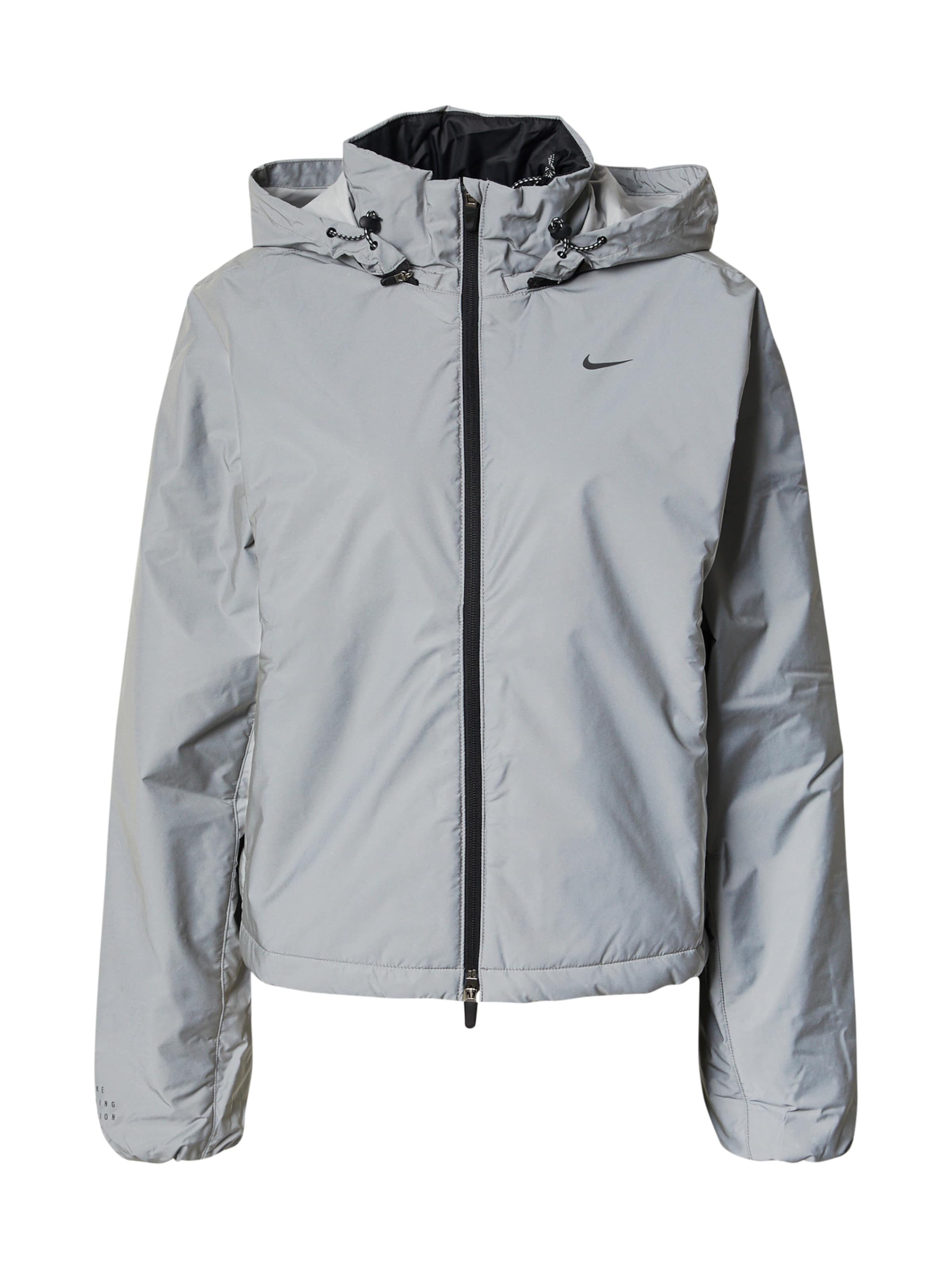 

Nike Sportswear Куртка межсезонная 'DVN' в серебристо-сером цвете