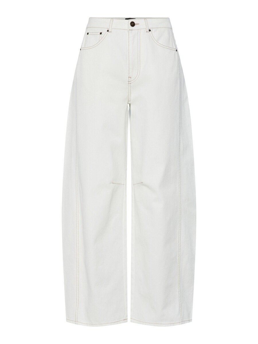 

Джинсы с широкими штанинами PIECES PCFine, цвет White denim