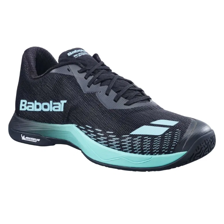 Мужские кроссовки для бадминтона «Shadow Spirit 2» от Babolat, Black X Cyan — фото 4