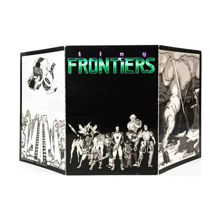 

Tiny Frontiers Gamemaster Screen, Tiny d6 Role Playing Games (Gallant Knight Games), мягкая обложка