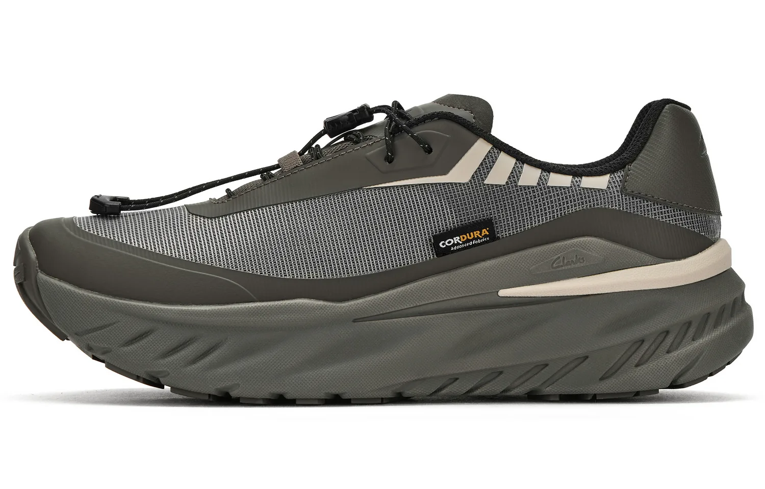 Clarks Туфли ZephTrek Go Fabric Casual мужские оливкового цвета