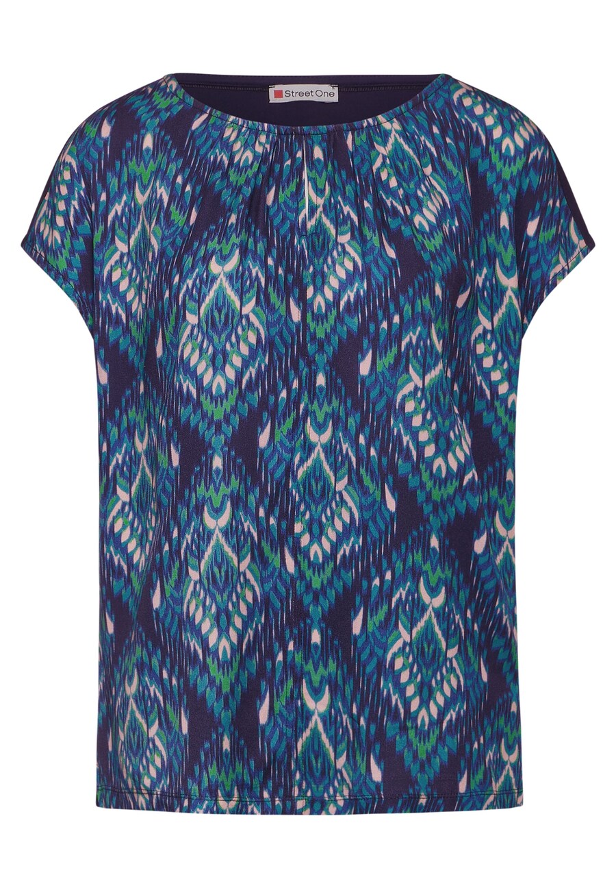 

Футболка STREET ONE Shirt, цвет light blue/mottled blue