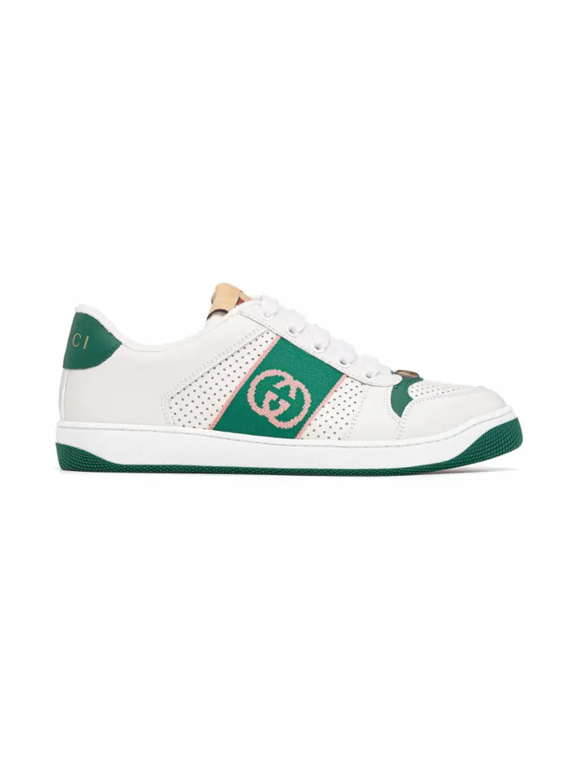 

Комбинированные кроссовки Screener trainer Gucci, мультиколор