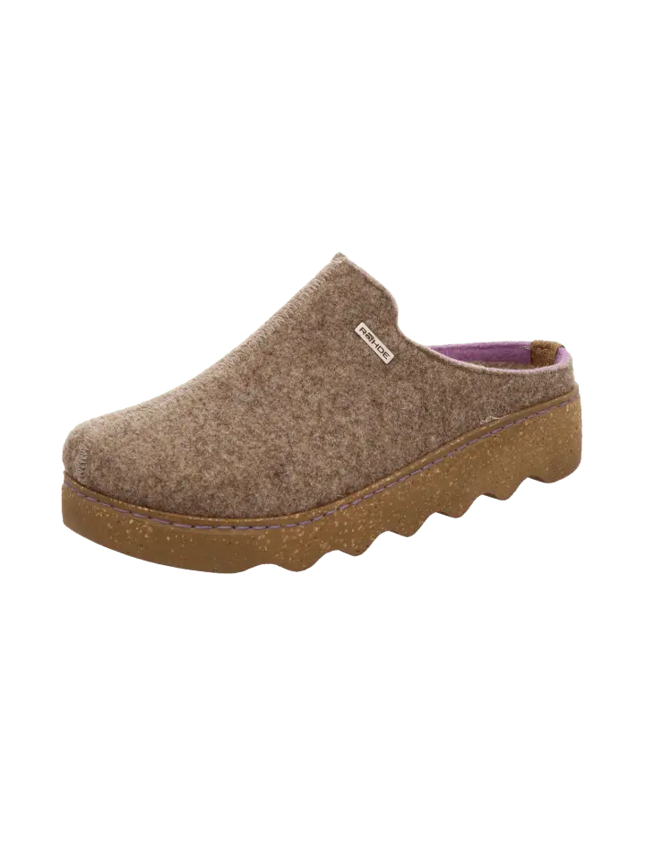 Тапочки ROHDE Winter Pantoffel Textil Foggia, цвет leinen