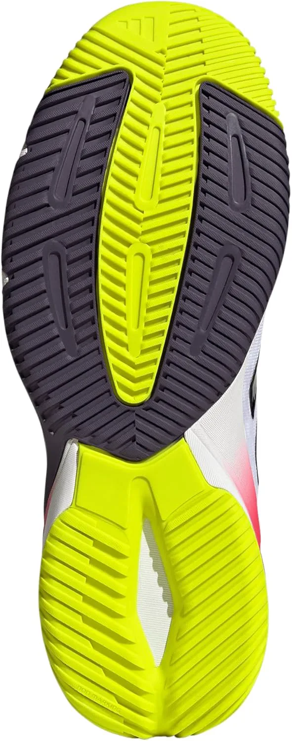 Мужские кроссовки для волейбола Adidas Crazyflight 6 Mid Indoor - белые, белый/красный — фото 3