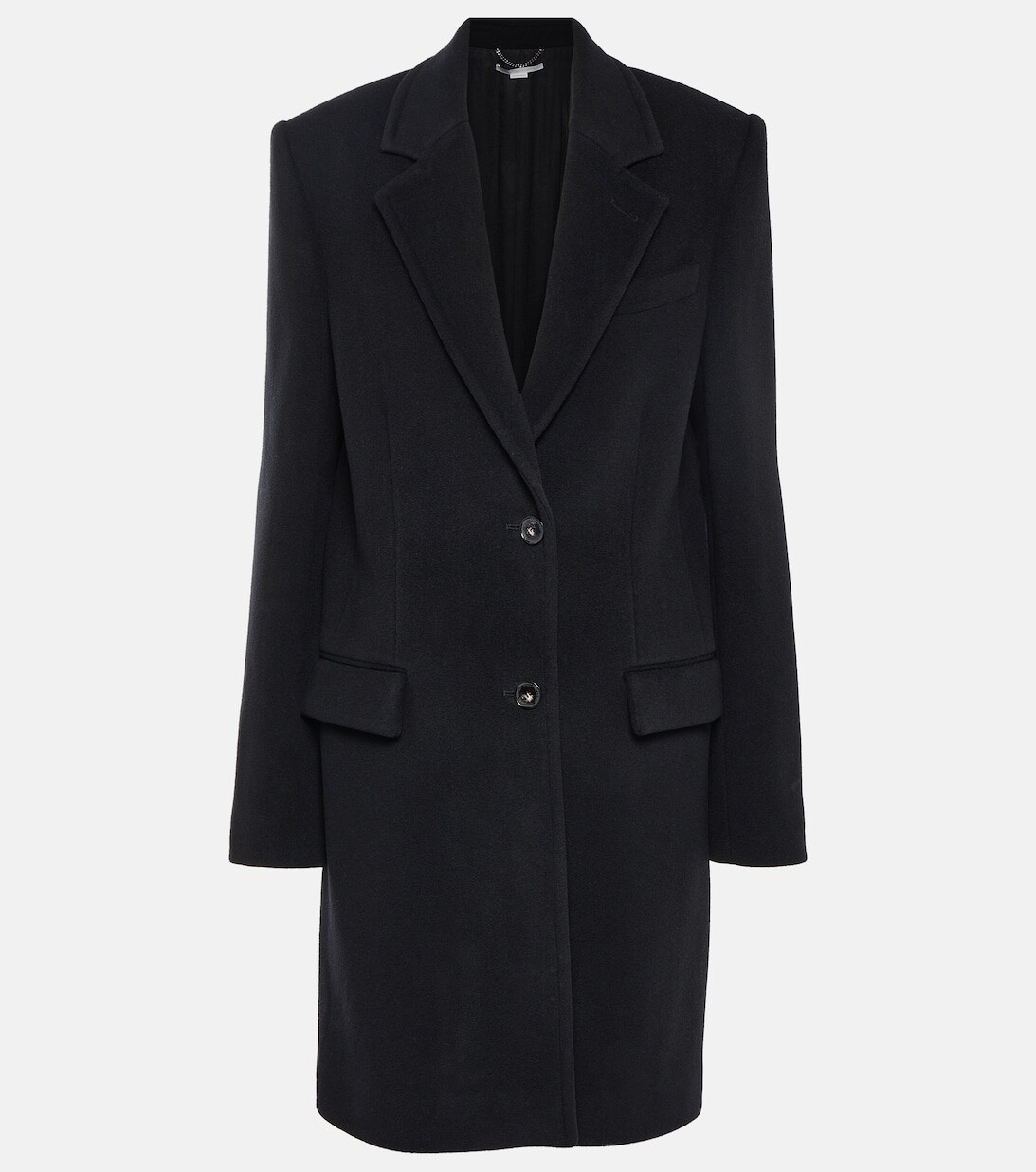 

Двубортное шерстяное пальто STELLA MCCARTNEY, черный