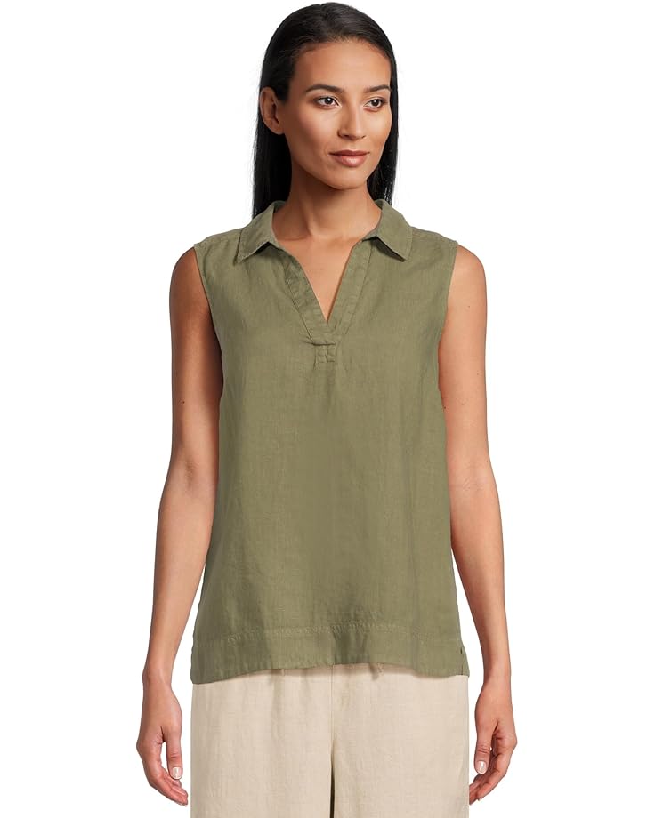 

Топ Tommy Bahama Coastalina Sleeveless Pop-over Top, цвет Dark Fern