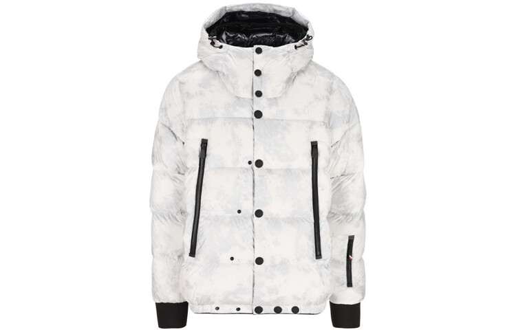 

Пуховик мужской белый Moncler