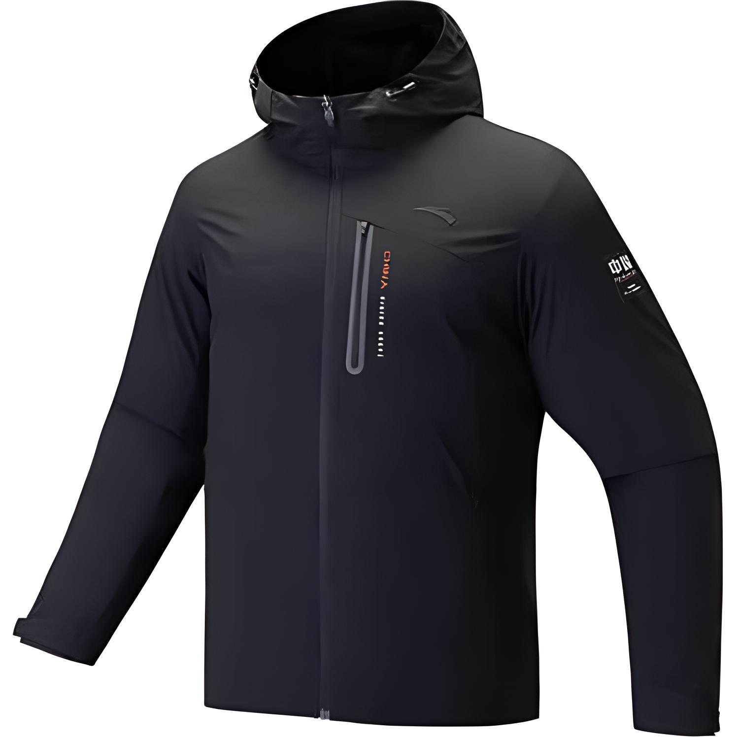 

ANTA Тренировочная куртка базовый черный, Basic Black