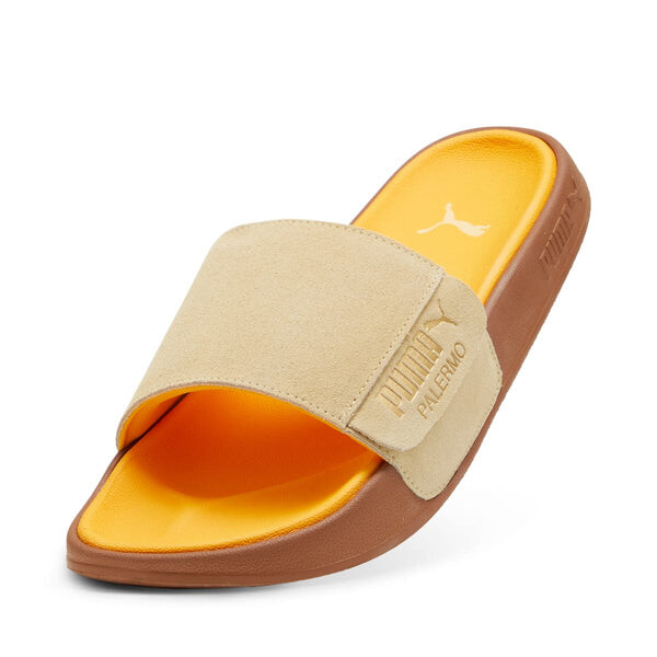 Тапочки leadcat 2.0 palermo foil slides 'creamy vanilla gold tangerine-gum' Puma, мультиколор — фото 3