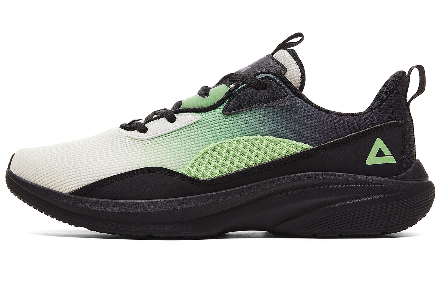 

PEAK Амортизирующие упругие устойчивые к истиранию дышащие противоскользящие низкие кроссовки мужские зеленый белый черный - зеленый белый черный, цвет Green White Black